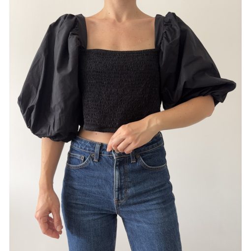 River Island darázsolt felső