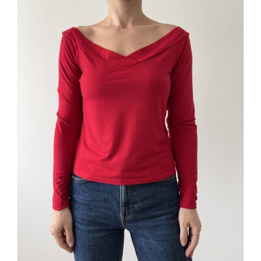 H&M piros felső