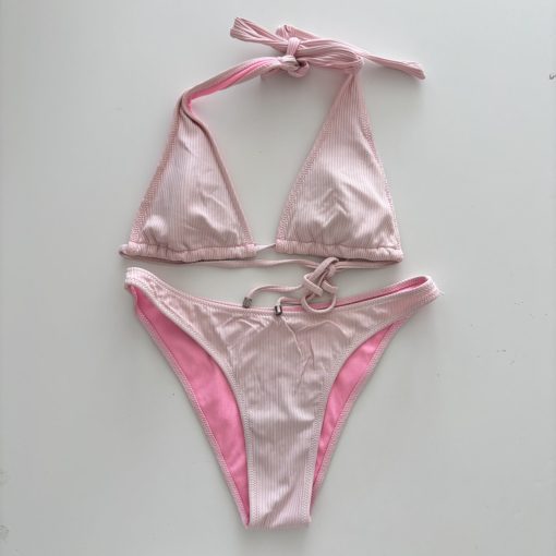 Rózsaszín bikini szett
