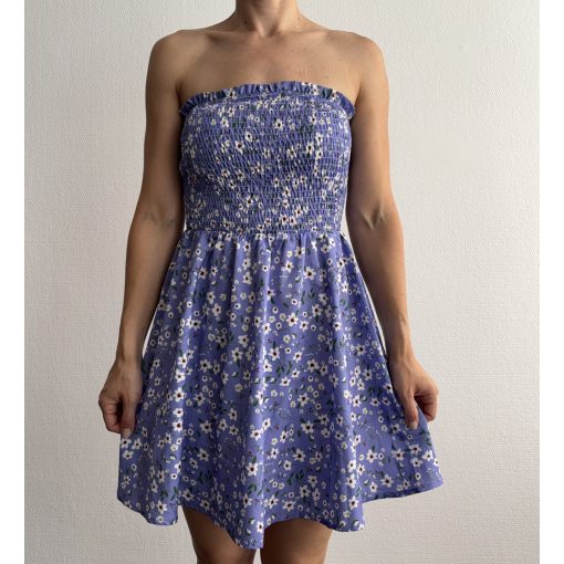 Shein lila virágos ruha