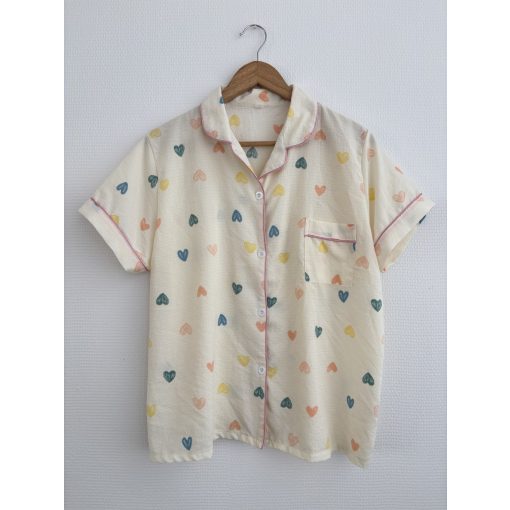 Szívecskés pizsama szett