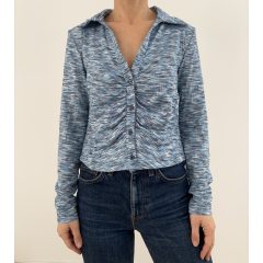 Stradivarius kék ingpóló