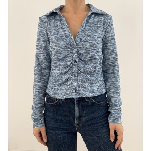 Stradivarius kék ingpóló