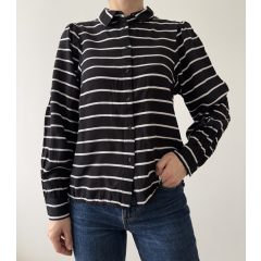 Part Two csíkos ing