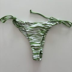 Zöld mintás bikini alsó