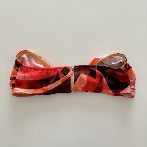 Prettylittlething mintás crop top