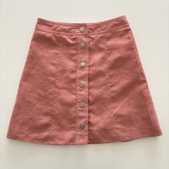 H&M rózsaszín velúr szoknya