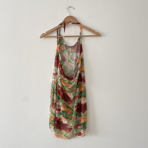 Áttetsző mintás ruha