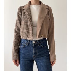 Shein crop blézer