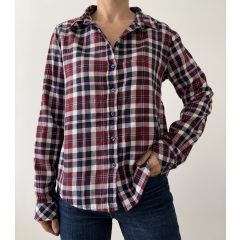 Bordó kockás ing