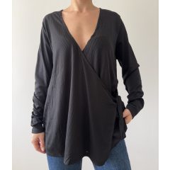 ÚJ Boohoo fekete felső