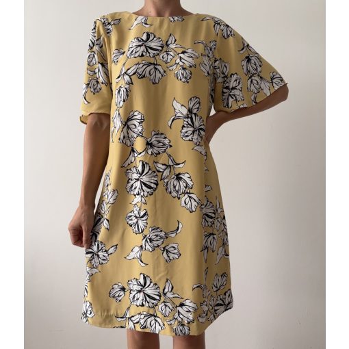 H&M sárga virágos ruha