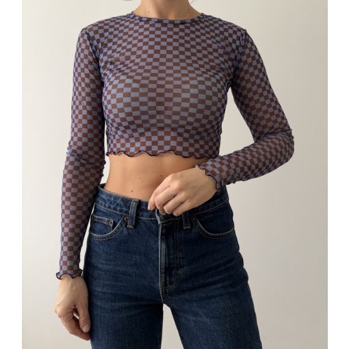 Pull&Bear kockás felső