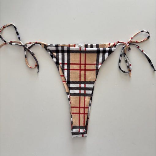 Kockás bikini alsó