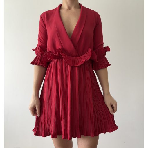 Prettylittlething piros ruha
