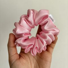 Baby pink scrunchie
