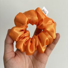 Orange  scrunchie 