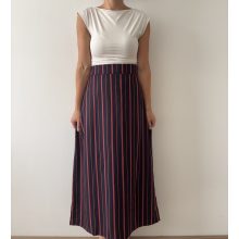 Sötétkék csíkos szoknya