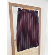 Sötétkék csíkos szoknya