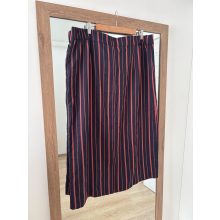 Sötétkék csíkos szoknya