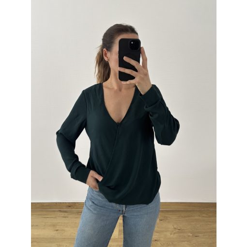 H&M sötétzöld ing