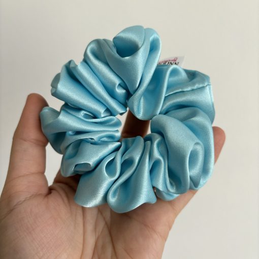 Sky blue scrunchie