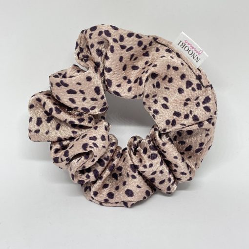 Blush patterned scrunchie