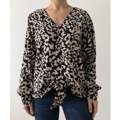Primark fekete mintás felső