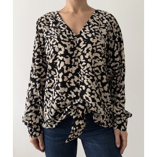 Primark fekete mintás felső