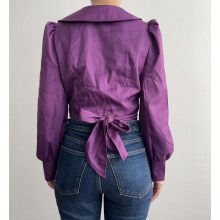 Shein lila megkötős ing