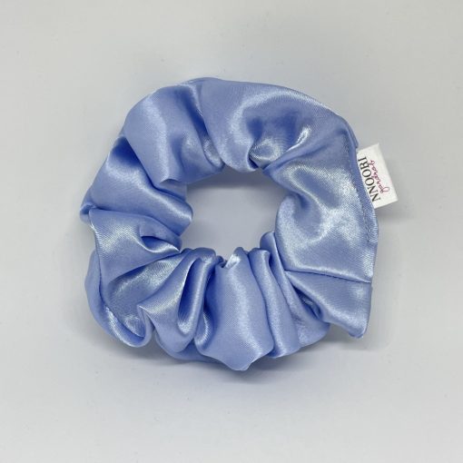 Baby blue scrunchie