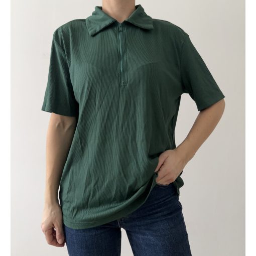 Shein zöld ingpóló