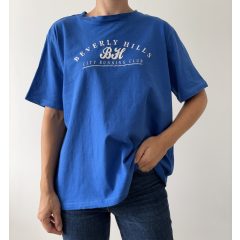 H&M kék feliratos póló
