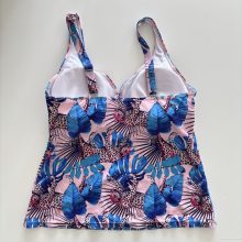 Kék mintás bikini felső