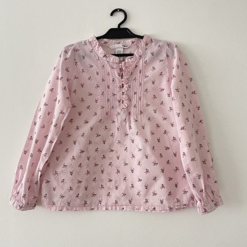 H&M rózsaszín virágos ing