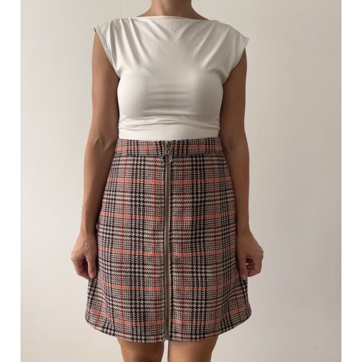 Barna mintás szoknya