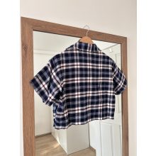 Garage kockás pizsama felső