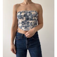 Shein mintás top