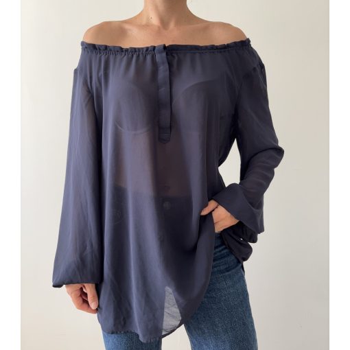 H&M mama sötétkék blúz