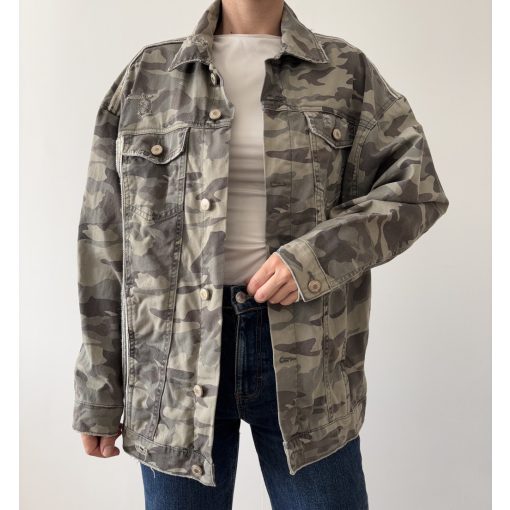 Zara mintás farmerkabát