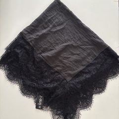ÚJ Fekete csipkés kendő