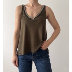 H&M khaki top