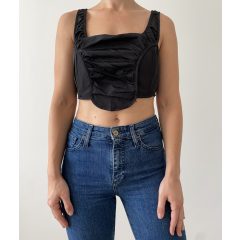 Prettylittlething fekete top