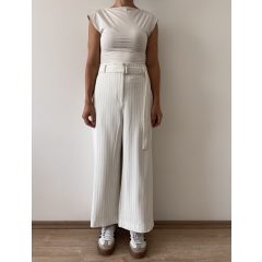 H&M fehér csíkos nadrág