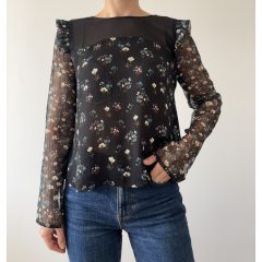 Zara virágos blúz