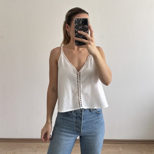 H&M fehér top