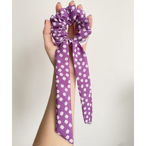 Lilac floral scrunchie (Bunny-L)
