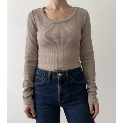 Clockhouse bézs felső