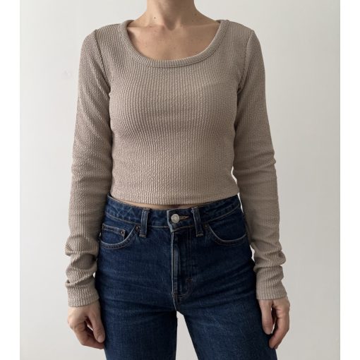 Clockhouse bézs felső