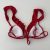 Shein piros bikini felső